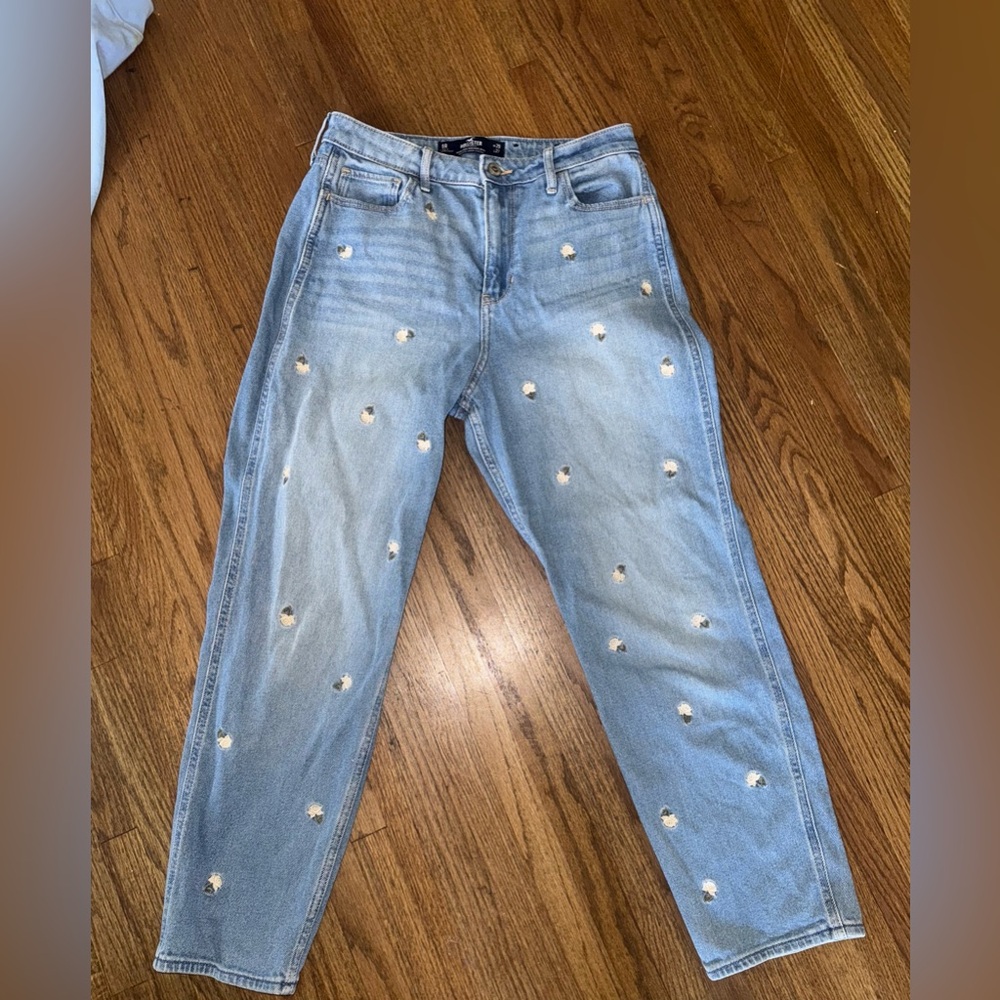Hollister high rise mom jean